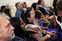 Guests in attendance at the event "'In Pursuit of Gods and Goddesses' - Tales of Fieldwork Chasing Temples and Images" - Talk by Prof. Vidya Dehejia, presented by Embassy of India, Washington DC on April 25.