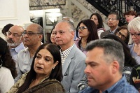Guests in attendance at the event "'In Pursuit of Gods and Goddesses' - Tales of Fieldwork Chasing Temples and Images" - Talk by Prof. Vidya Dehejia, presented by Embassy of India, Washington DC on April 25.