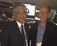 Ambassador Arun K. Singh meeting with Congressman Greg Walden (R-OR), Chairman, National Republican Congressional Committee at Republican Convention, Cleveland (July 20, 2016)