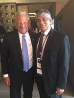 Ambassador Arun K. Singh meeting with Congressman Steve Israel (D-NY) at Democratic National Convention, Philadelphia (July 26, 2016)
