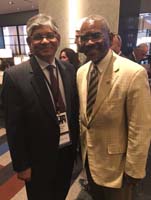 Ambassador Arun K. Singh meeting with Congressman Gregory Meeks (D-NY) at Democratic National Convention, Philadelphia (July 26, 2016)