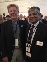 Ambassador Arun K. Singh meeting with Congressman Frank Pallone Jr. (D-NJ), Ranking Member of House Energy and Commerce Committee at Democratic National Convention, Philadelphia (July 26, 2016)