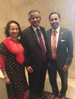 Ambassador Arun K. Singh meeting with Raja Krishnamoorthi, candidate for 2016 House of Representative race in Illinois, Democratic National Convention, Philadelphia (July 25, 2016).