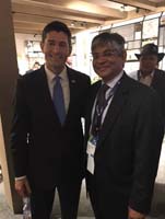 Ambassador Arun K. Singh meeting with Speaker Paul Ryan (R-WI) at Republican National Convention, Cleveland (July 19, 2016).
