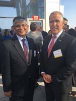 Ambassador Arun K. Singh meeting with Senator Thom Tillis (R-NC) at Republican National Convention, Cleveland (July 19, 2016).