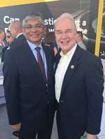 Ambassador Arun K. Singh meeting with Congressman Tom Price (R-GA), Republican National Convention, Cleveland (July 19, 2016).