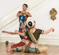 Odissi Dance performance by Ms. Sreyashi Dey, Ms. Supradipta Datta and Ms. Ananya Kar at the cultural event 'The Rasa of Transcendence: Explorations Through Dance, Art and Spirituality', , presented by Embassy of India, Washington DC on August 4.