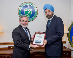 Photo 1 of Energizing India-USA Ties! Ambassador Navtej Sarna meeting Deputy Secretary of Energy Dan Brouillette; discussing the commencement of crude oil supplies