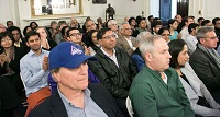 Guests in attendance at the cultural event 'Colors of Breath: A Meditative Thematic Music Recital', presented by Embassy of India, Washington DC on April 29.