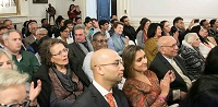 Guests in attendance at the cultural event 'Colors of Breath: A Meditative Thematic Music Recital', presented by Embassy of India, Washington DC on April 29.