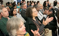 Guests in attendance at the cultural event 'Colors of Breath: A Meditative Thematic Music Recital', presented by Embassy of India, Washington DC on April 29.