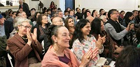 Guests in attendance at the cultural event 'Colors of Breath: A Meditative Thematic Music Recital', presented by Embassy of India, Washington DC on April 29.
