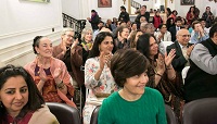 Guests in attendance at the cultural event 'Colors of Breath: A Meditative Thematic Music Recital', presented by Embassy of India, Washington DC on April 29.