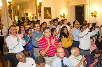 Guests in attendance at 'Monsoon Melodies: A Themed Musical Presentation Celebrating Indian Monsoon' event at Embassy on August 3, 2015