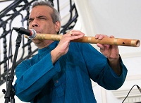 Deepak Ram playing the Indian Flute.