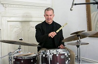 Frank Russo playing the Drums and Percussion.