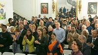 Standing ovation for the artists.