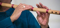 Deepak Ram playing the Indian Flute.