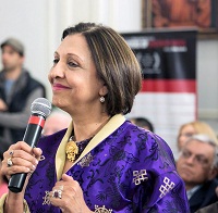 Q & A Session with Director Vibha Bakshi at the cultural event 'Daughters of Mother India - Film by Vibha Bakshi', presented by Embassy of India, Washington DC on November 12, 2015.