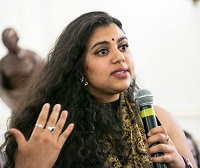 Q & A Session with Director Vibha Bakshi at the cultural event 'Daughters of Mother India - Film by Vibha Bakshi', presented by Embassy of India, Washington DC on November 12, 2015.