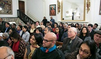 Guests in attendance at the cultural event "'Winning Cancer through Dance' - Classical Dance Performance and Talk by Dr. Ananda Shankar Jayant", presented by Embassy of India, Washington DC on February 19, 2016.