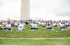 Photo 19 of The Third International Day of Yoga organized by the Embassy of India in Association with Friends of Yoga at Sylvan Theater, National Mall in Washington, DC on June 17