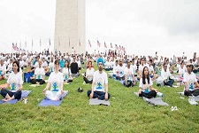 Photo 20 of The Third International Day of Yoga organized by the Embassy of India in Association with Friends of Yoga at Sylvan Theater, National Mall in Washington, DC on June 17