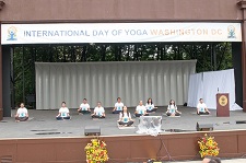 Photo 22 of The Third International Day of Yoga organized by the Embassy of India in Association with Friends of Yoga at Sylvan Theater, National Mall in Washington, DC on June 17