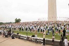 Photo 29 of The Third International Day of Yoga organized by the Embassy of India in Association with Friends of Yoga at Sylvan Theater, National Mall in Washington, DC on June 17