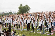 Photo 30 of The Third International Day of Yoga organized by the Embassy of India in Association with Friends of Yoga at Sylvan Theater, National Mall in Washington, DC on June 17