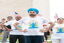 Photo 4 of The Third International Day of Yoga organized by the Embassy of India in Association with Friends of Yoga at Sylvan Theater, National Mall in Washington, DC on June 17