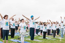 Photo 5 of The Third International Day of Yoga organized by the Embassy of India in Association with Friends of Yoga at Sylvan Theater, National Mall in Washington, DC on June 17
