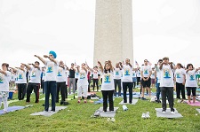 Photo 7 of The Third International Day of Yoga organized by the Embassy of India in Association with Friends of Yoga at Sylvan Theater, National Mall in Washington, DC on June 17