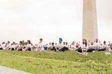 Photo 9 of The Third International Day of Yoga organized by the Embassy of India in Association with Friends of Yoga at Sylvan Theater, National Mall in Washington, DC on June 17