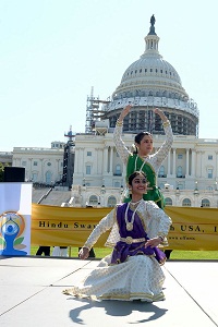 Presentation of "'Classical on the Capitol' - Kathak by Lasya Academy", at the celebration of the 2nd International Day of Yoga at Capitol Hill Lawns, Washington, DC, on June 18, 2016.