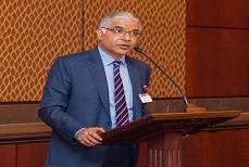 Photo 6 of Deputy Chief of Mission Santosh Jha briefing Congressional Staffers & Committee  Directors on Prime Minister Modi's successful visit to the U.S.