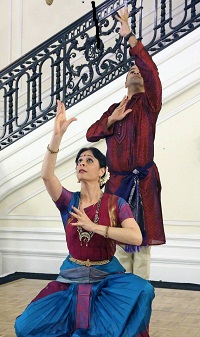 Bharatanatyam dance performance under the theme 'Healing' by Ms. Nalini Prakash, Dancer-Choreographer & Dance Therapist and Mr. Vijay Palaparty, Bharatnatyam and Kuchipudi Dancer.