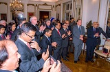 Guests at the farewell reception for Amb Taranjit Sandhu, Dy Chief of Mission hosted by Ambassador Navtej Sarna at his residence on January 5, 2017