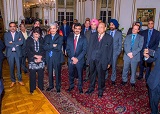 Guests at the farewell reception for Amb Taranjit Sandhu, Dy Chief of Mission hosted by Ambassador Navtej Sarna at his residence on January 5, 2017.