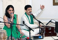 A Musical Presentation of the Festivals and Linguistic Diversity of India by Deeti Majmundar (Vocal) and Krushanu Majmundar (Vocal & Harmonium).