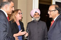Photo 11 of Embassy of India Dinner in honour of Hon'ble Finance Minister on April 15, 2015