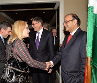 Photo 4 of Embassy of India Dinner in honour of Hon'ble Finance Minister on April 15, 2015