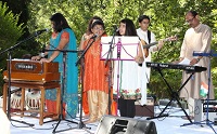 Singing of patriotic songs on the occasion of celebration of India's 70th Independence Day at Embassy Residence on August 15.