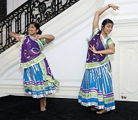 Semi Classical Dance performance by GWISA students Meenu Rajendraprasad and Brinda Mysore.