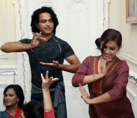 Samples dance and music performance by Shashidharan Nair and the entire troupe.