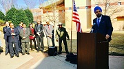 Ambassador Navtej Sarna Paying homage to father of nation in Atlanta