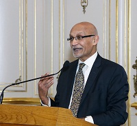 Arun M. Kumar, Assistant Secretary of Commerce for Global Markets and Director General of the US and Foreign Commercial Service addressing the gathering.