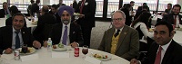 Charge d'Affaires Ambassador Taranjit Singh Sandhu with Congressman Ami Bera (D-CA), Co-Chair, Congressional Caucus on India and Indian Americans (left); Congressman George Holding (R-NC), Co-Chair, Congressional Caucus on India and Indian Americans (right) and Mr. Vivek Sharma, Chairman, CII-India Business Forum and CEO, Piramal Healthcare Ltd (second on right).