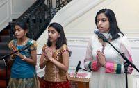 Invocation  song by children (Harini Somanchi, Shivani Mullapudi and Laasya  Gavaravarapu) from Sri. Venkateswara Lotus temple (SVLT).