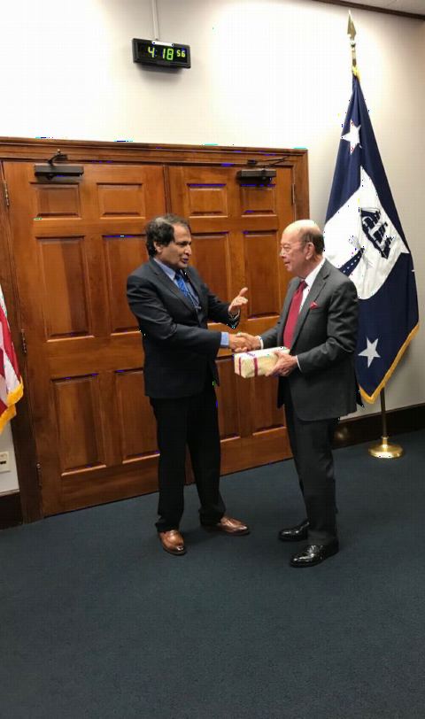 Meeting with US Secretary OF Commerce Wilbur Ross